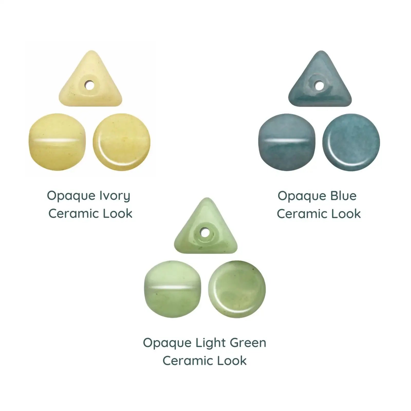 Ilos Beads par Puca, Ceramic Look, 5g - The Argus Collection