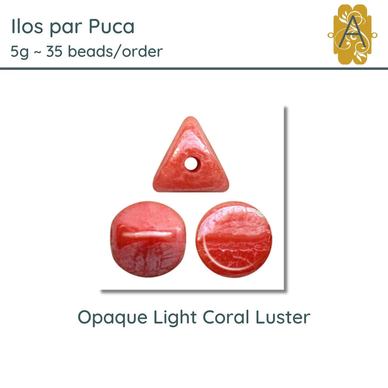 Ilos par Puca, 5g, Light Coral Luster - The Argus Collection