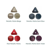 Ilos Beads par Puca, Metallic Matte, 5g - The Argus Collection