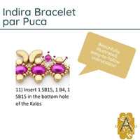 Indira Bracelet Pattern par Puca - The Argus Collection