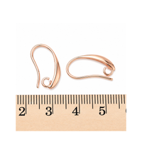 Inside Loop Ear Wires, 19mm, 2 Pairs, 4 Finishes
