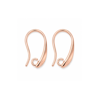 Inside Loop Ear Wires, 19mm, 2 Pairs, 4 Finishes