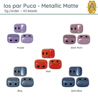 Ios par Puca, 5g, Metallic Matte Collection, 5 Colors - The Argus Collection