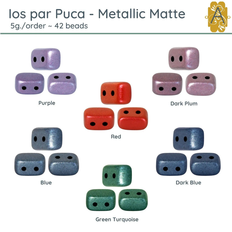 Ios par Puca, 5g, Metallic Matte Collection, 6 Colors - The Argus Collection