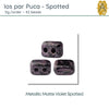 Ios par Puca, 5g, Spotted Collection, 4 Colors - The Argus Collection