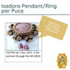 Isadora Pendant and Ring Pattern par Puca - The Argus Collection