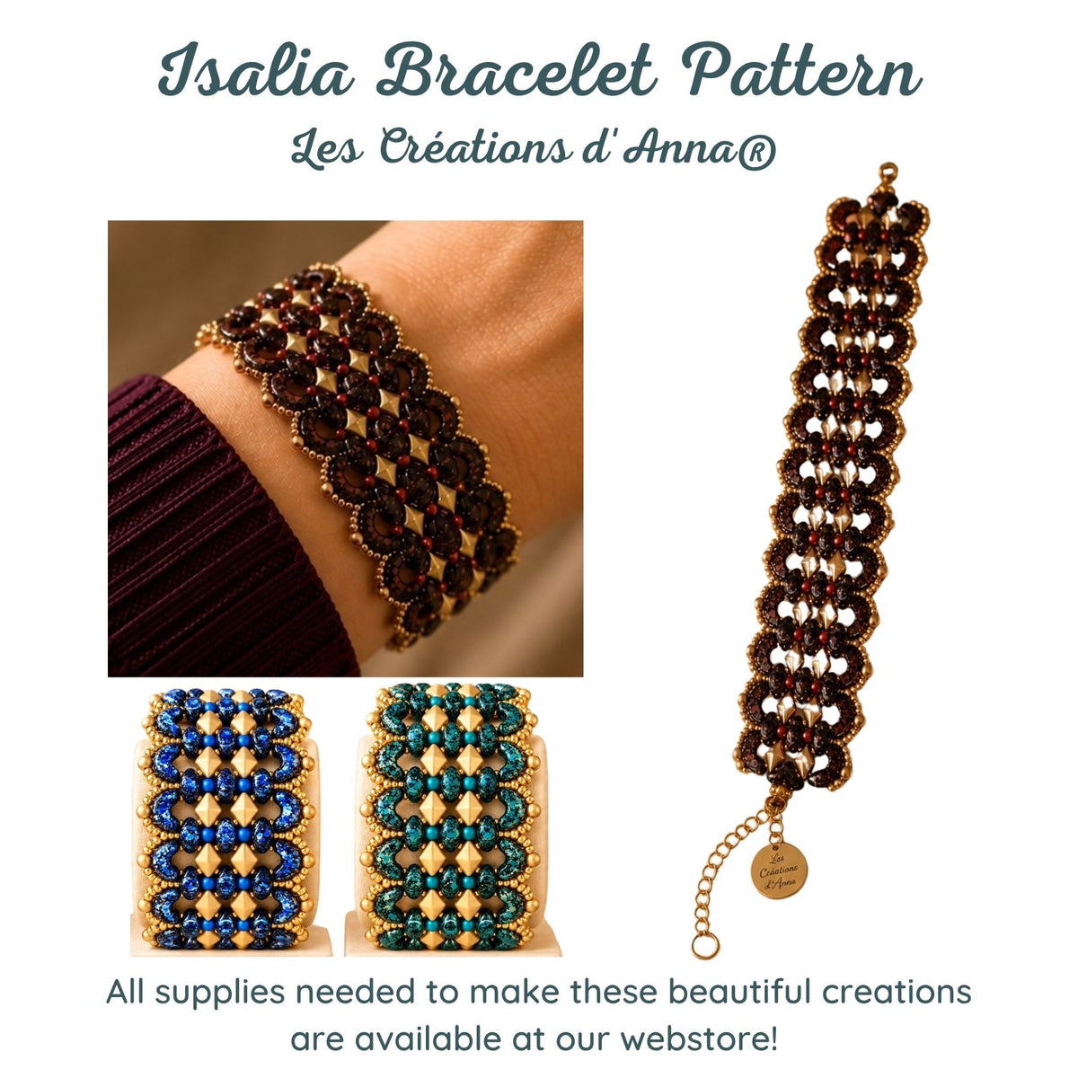 Isalia Bracelet Pattern Les Creations d' Anna