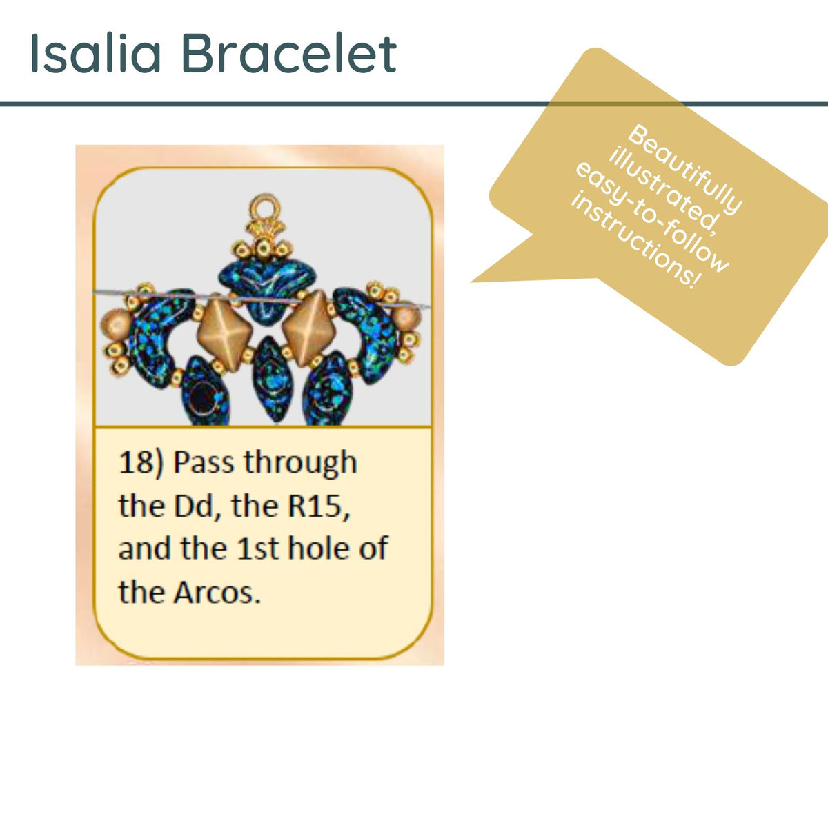 Isalia Bracelet Pattern Les Creations d' Anna