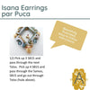 Isana Earring Pattern par Puca - The Argus Collection