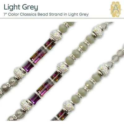 Color Classics, 7" Bead Strands, by Jesse James Beads, 11 Colors - The Argus Collection