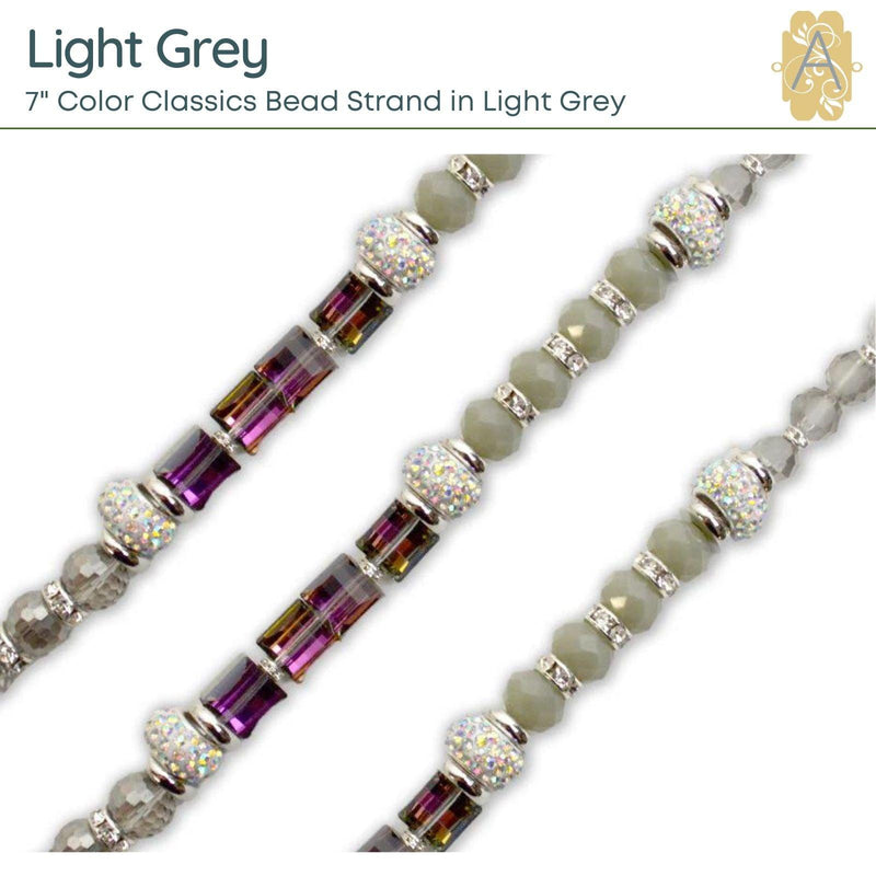 Color Classics, 7" Bead Strands, by Jesse James Beads, 11 Colors - The Argus Collection