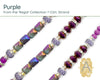 'Regal' Collection, 7 1/2in. Color Classic Bead Strands by Jesse James Beads - The Argus Collection