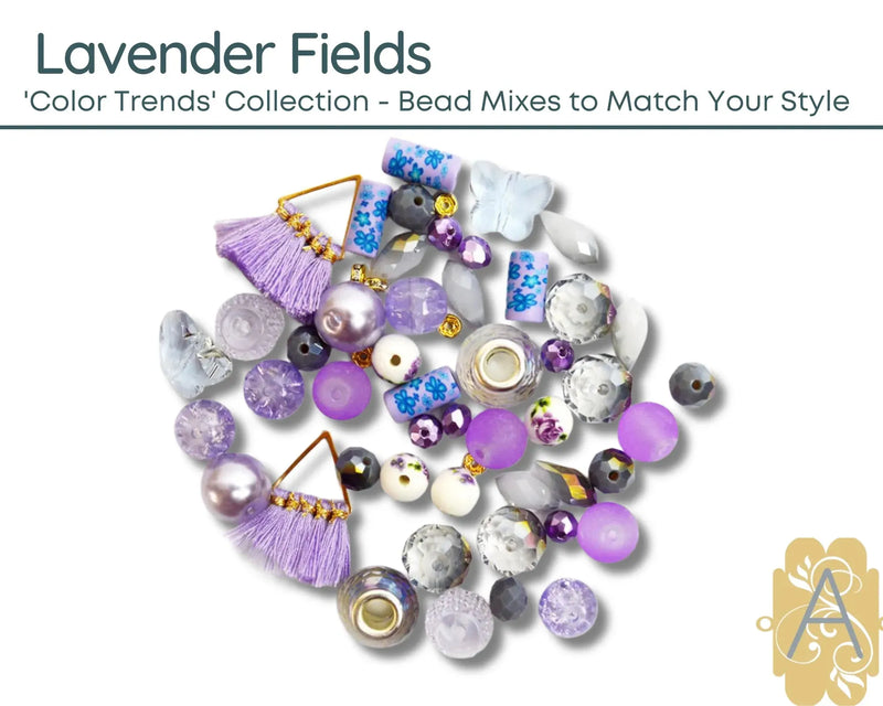 Color Trends Collection, Mix in Lavender Fields by Jesse James Beads - The Argus Collection