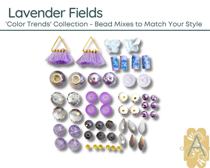 Color Trends Collection, Mix in Lavender Fields by Jesse James Beads - The Argus Collection