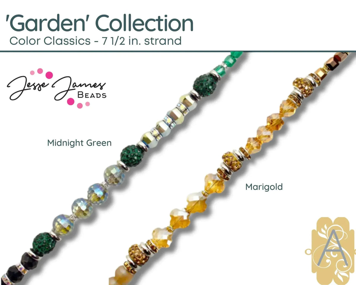 Bead Strands by Jesse James Beads 7 1/2in Garden Collection - The Argus Collection