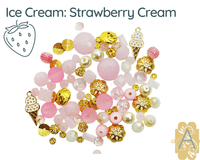 Mini Mix Beads, Ice Cream Collection by Jesse James Beads. You're Goin' to Love Our Strawberry Cream! - The Argus Collection