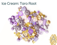 Mini Mix Beads, Ice Cream Collection by Jesse James Beads. You're Goin' to LOVE Taro Root! - The Argus Collection