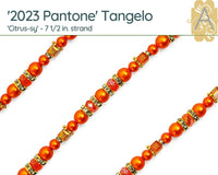 Pantone 2023 Pearl Strands, 'Citrus-sy Collection', 7 1/2in. by Jesse James Beads - The Argus Collection