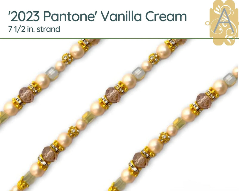 Pantone 2023 Pearl Strands, 7 1/2in. by Jesse James Beads - The Argus Collection