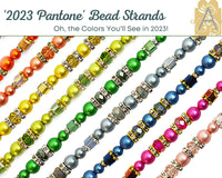 'So Pretty in Pink' Pantone 2023 Pearl Strands, 7 1/2in. Bead Strands by Jesse James Beads - The Argus Collection