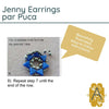 Jenny Earring Pattern par Puca - The Argus Collection