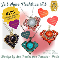 Je t'Aime  par Puca® Necklace Kits