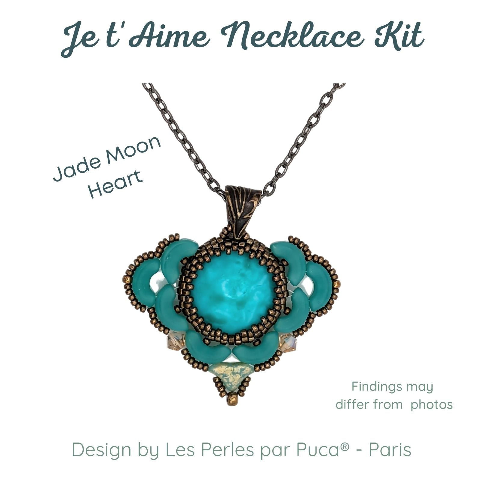 Je t'Aime  par Puca® Necklace Kits