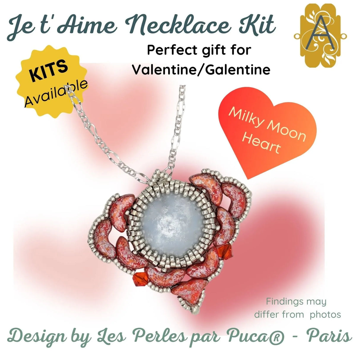 Je t'Aime par Puca® Necklace Kits - The Argus Collection