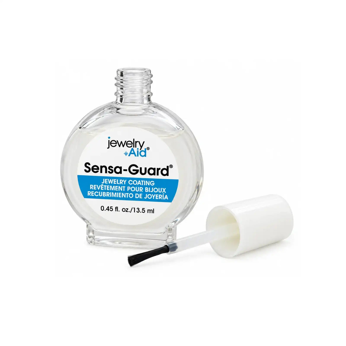 Jewelry Aid Sensa-Guard clear protective jewelry coating in original retail packaging, 0.45 fl oz