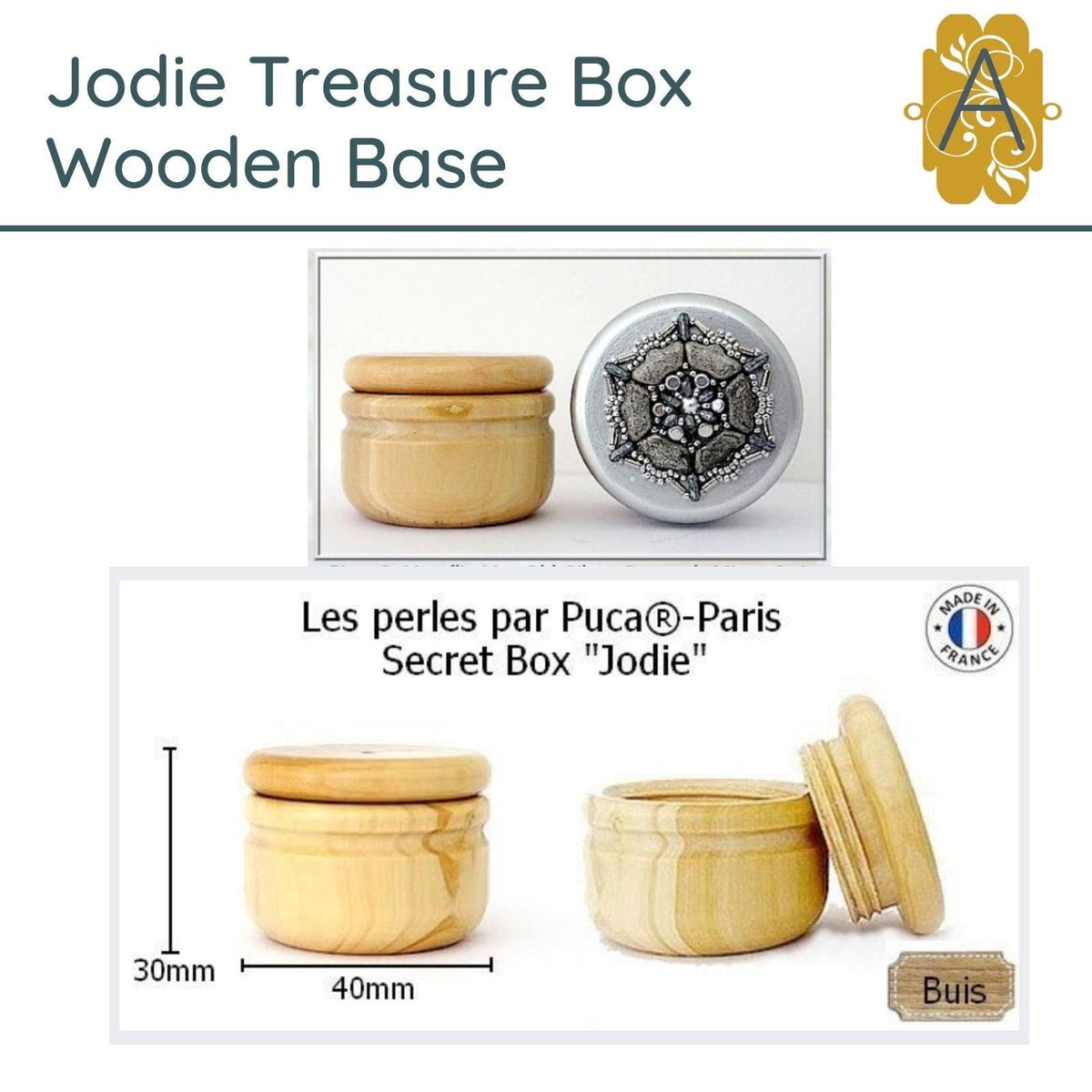 Jodie Treasure Box Pattern par Puca - The Argus Collection