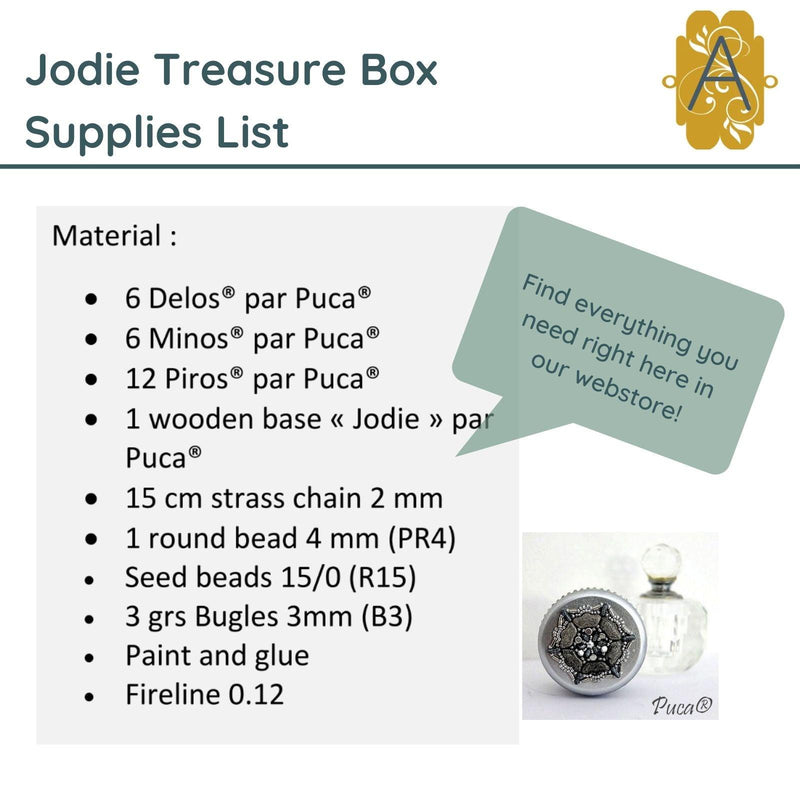 Jodie Treasure Box Pattern par Puca - The Argus Collection