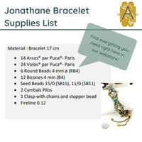 Jonathane Bracelet Pattern par Puca