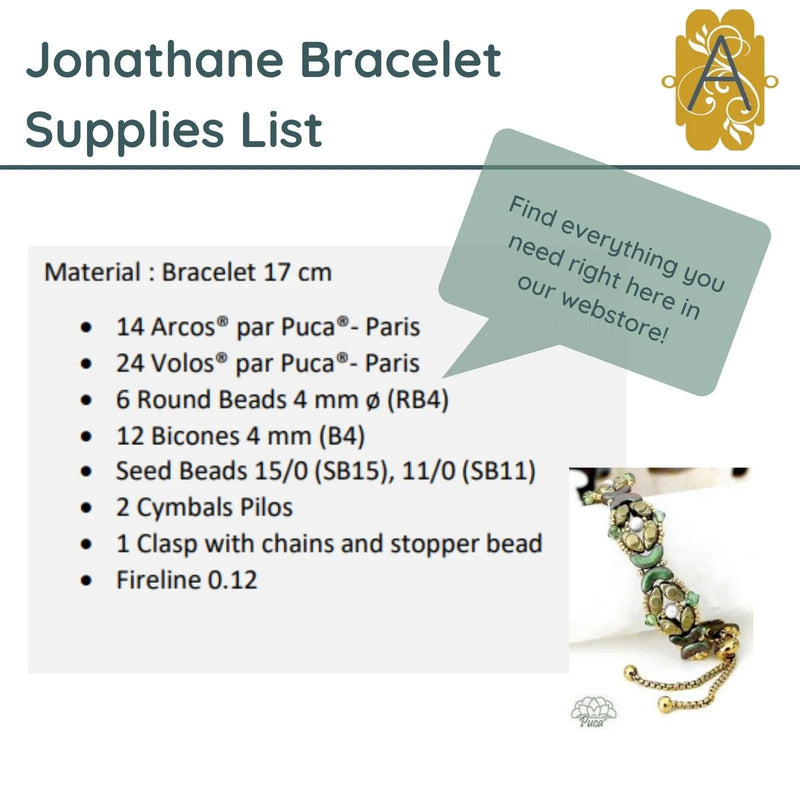 Jonathane Bracelet Pattern par Puca