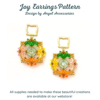 Joy Earrings Pattern by Angel Accessories