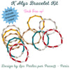 K'Alys Bracelet Bead Kits, 5 Colors - The Argus Collection