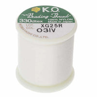 KO Beading Thread, 55 Yards, Ivory - The Argus Collection