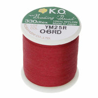 KO Beading Thread, 55 Yards, Rich Red - The Argus Collection