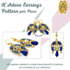 K'Adore Earrings Pattern par Puca - The Argus Collection