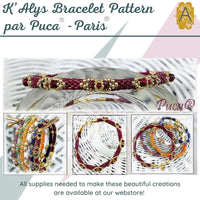 K'Alys Bracelet Pattern par Puca - The Argus Collection