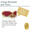 K'Alys Bracelet Pattern par Puca - The Argus Collection