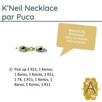 K'Neil Necklace Pattern par Puca - The Argus Collection