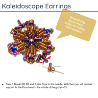 Kaleidoscope Earrings Pattern by Angel Accessories