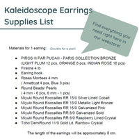 Kaleidoscope Earrings Pattern by Angel Accessories