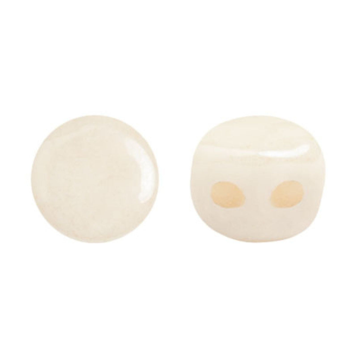 Kalos Beads Opaque Beige Ceramic Look 