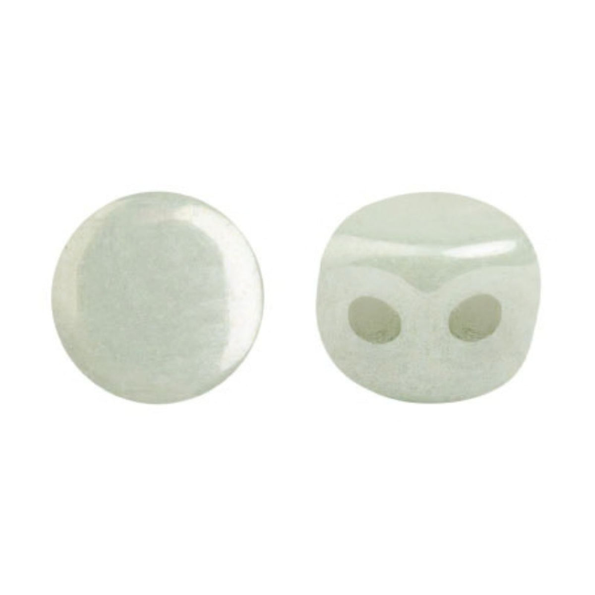 Kalos Beads Opaque Light Green Ceramic Look 