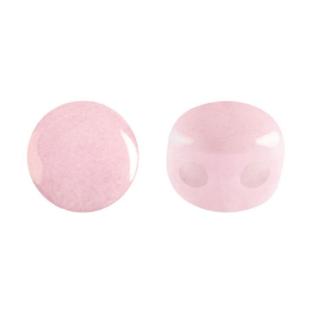 Kalos Beads Opaque Light Rose Ceramic Look 