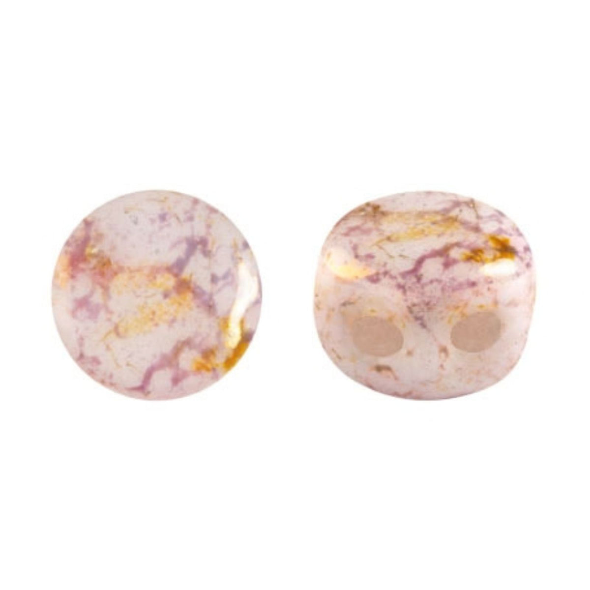 Kalos Beads Opaque Mix Rose Gold Ceramic Look 