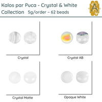 Kalos par Puca, 5g, Crystal & White Collection, 4 Options - The Argus Collection