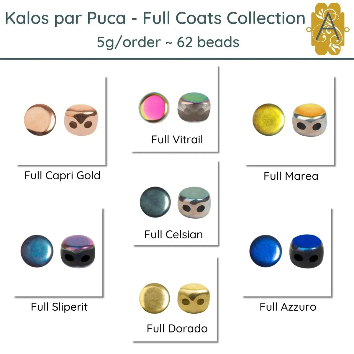 Kalos par Puca, 5g, Full Collection, 7 Finishes - The Argus Collection