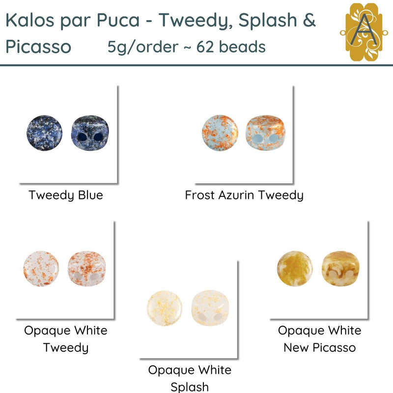 Kalos par Puca, 5g, Tweedy, Splash & Picasso, 5 Colors - The Argus Collection